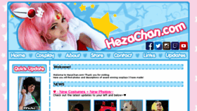What Hezachan.com website looked like in 2017 (6 years ago)