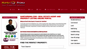 What Hartaprima.com website looked like in 2017 (6 years ago)