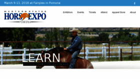 What Horseexpoevents.com website looked like in 2017 (6 years ago)