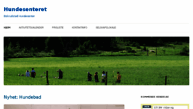 What Hundesenteret.com website looked like in 2017 (6 years ago)