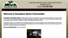What Homeplacecommunities.com website looked like in 2017 (6 years ago)