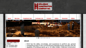What Hollemanconstruction.com website looked like in 2017 (6 years ago)