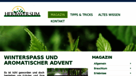 What Herbaversum.de website looked like in 2017 (6 years ago)