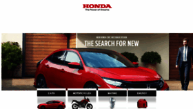What Honda.com.mt website looked like in 2017 (6 years ago)