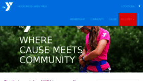 What Hockymca.org website looked like in 2017 (6 years ago)