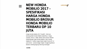 What Hondamobilio.com website looked like in 2017 (6 years ago)