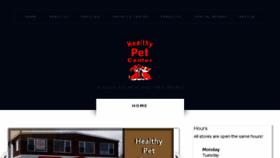 What Healthypetcenters.com website looked like in 2017 (6 years ago)