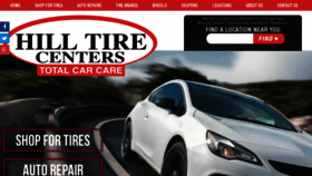 What Hilltires.com website looked like in 2017 (6 years ago)