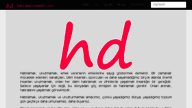 What Hatirlatalimdedik.com website looked like in 2017 (6 years ago)
