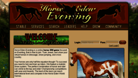 What Horseeden.com website looked like in 2017 (6 years ago)