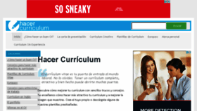 What Hacercurriculum.net website looked like in 2017 (6 years ago)