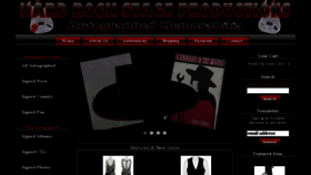 What Hardrockstageproductions.com website looked like in 2017 (6 years ago)