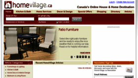 What Homevillage.ca website looked like in 2017 (6 years ago)