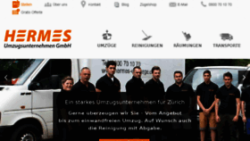 What Hermes-umzuege.ch website looked like in 2017 (6 years ago)