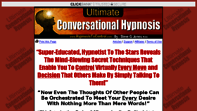 What Hypnosistocontrol.com website looked like in 2017 (6 years ago)