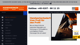 What Handwerker3000.de website looked like in 2017 (6 years ago)