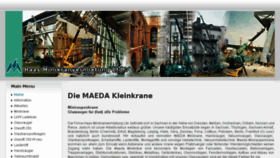 What Haas-minikrane.de website looked like in 2017 (7 years ago)