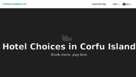 What Hotelscorfuisland.com website looked like in 2017 (6 years ago)