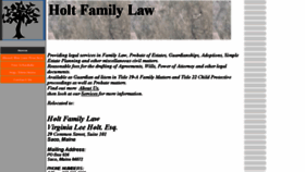 What Holtfamilylaw.com website looked like in 2017 (6 years ago)