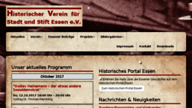 What Hv-essen.de website looked like in 2017 (6 years ago)