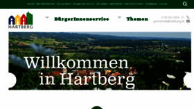 What Hartberg.at website looked like in 2017 (6 years ago)