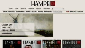 What Hampel-auctions.com website looked like in 2017 (6 years ago)