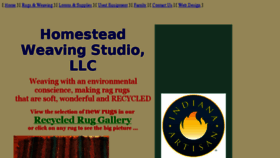 What Homesteadweaver.com website looked like in 2017 (6 years ago)