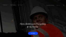 What Hansandersson.se website looked like in 2017 (6 years ago)