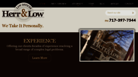 What Herrlow.com website looked like in 2017 (6 years ago)