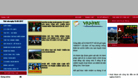What Hoainhon.binhdinh.gov.vn website looked like in 2017 (8 years ago)