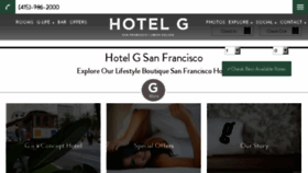 What Hotelgsanfrancisco.com website looked like in 2017 (6 years ago)