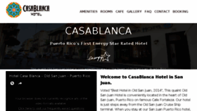 What Hotelcasablancapr.com website looked like in 2017 (6 years ago)