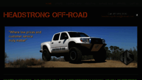 What Headstrongoffroad.com website looked like in 2017 (6 years ago)