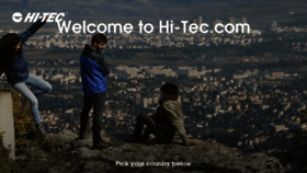 What Hi-tec.com website looked like in 2017 (6 years ago)