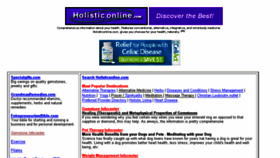 What Holistic-online.com website looked like in 2017 (6 years ago)