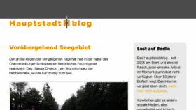 What Hauptstadtblog.de website looked like in 2017 (6 years ago)