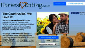 What Harvestdating.co.uk website looked like in 2017 (6 years ago)