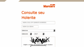 What Holerite.manserv.com.br website looked like in 2017 (6 years ago)