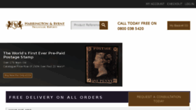 What Harringtonstamps.co.uk website looked like in 2017 (7 years ago)