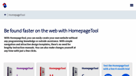 What Homepagetool.ch website looked like in 2017 (6 years ago)