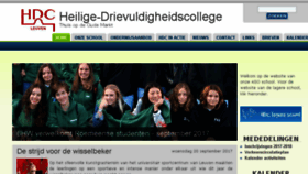 What Heilige-drievuldigheidscollege.be website looked like in 2017 (6 years ago)