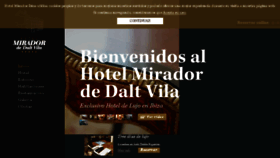 What Hotelmiradoribiza.com website looked like in 2017 (6 years ago)