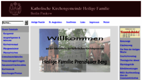 What Heiligefamilie-berlin.de website looked like in 2017 (6 years ago)