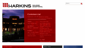What Harkinsbuilders.com website looked like in 2017 (6 years ago)