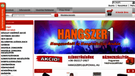 What Hangszer1.hu website looked like in 2017 (6 years ago)