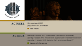 What Haagsorgelkontakt.nl website looked like in 2017 (6 years ago)