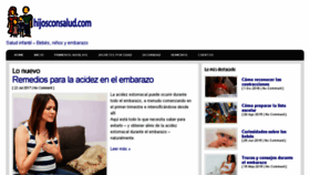 What Hijosconsalud.com website looked like in 2017 (6 years ago)
