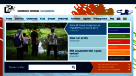 What Historischcentrumleeuwarden.nl website looked like in 2017 (6 years ago)