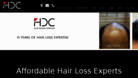 What Hairdesigncompany.co.uk website looked like in 2017 (6 years ago)