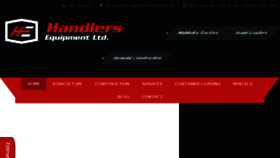 What Handlersequipment.com website looked like in 2017 (6 years ago)